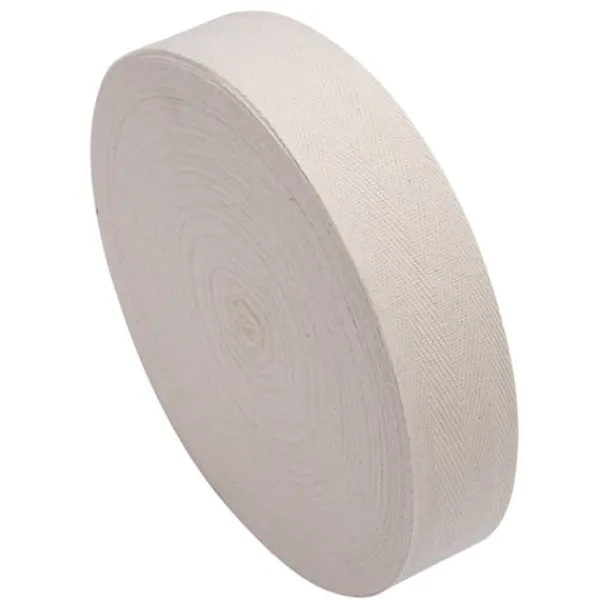 bomullsträdbandage förband bindande bälte ympning bonsai trädgårdsredskap (4 cm, vit)
