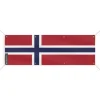 Bouvet Island Flag Banner 8 öljetter 190x570 cm