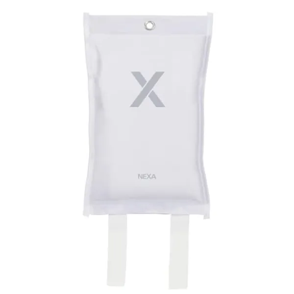 Outlet Brandfilt NEXA silikon 120x120cm vit Brandfilt