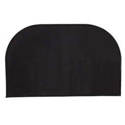 Brandsäker halvrund glasfibermatta - Dubbellager - Halksäker - Golvskydd - 19,7" x 39,4"