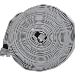 Outlet Brandslang 20 m med D-Storz-kopplingar 1 tum - Väderbeständig & Hållbar | Färg: Svart | Storlek: 20 m Brandsläckare