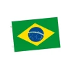 Clearance Brasilien supporterflagga 150x90 cm. Size-Standard Flaggor & Vindstrutar