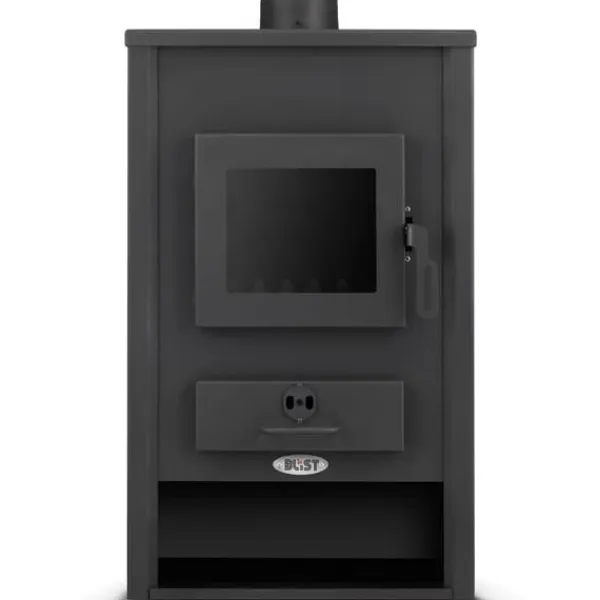 Online Braskamin med vattenmantel - 15 kW - antracit Vedeldade Kaminer
