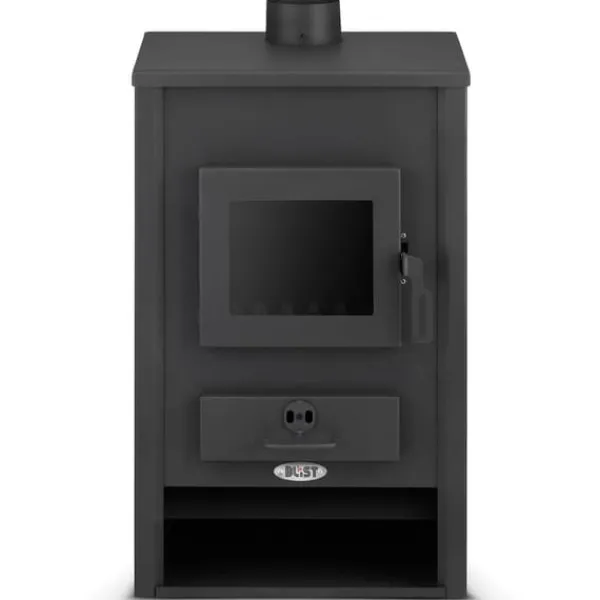 Online Braskamin med vattenmantel - 15 kW - antracit Vedeldade Kaminer