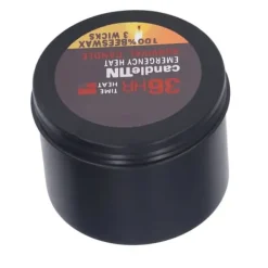 Bärbart 3-Wick Survival Candle: 36 timmars brinntid, naturlig söt arom, perfekt för nödsituationer hemma och utomhus Beredskapsplaner