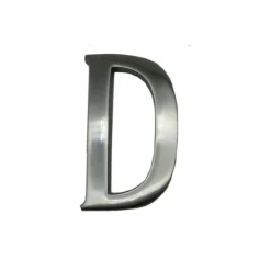 Brev D Nickel Matt 10 Cm Osynlig Fästning Edm