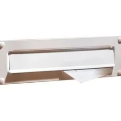 Brevlåda - BURG-WÄCHTER - Porta 797 - Aluminium - Galvaniserad stål - Vit