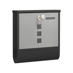 Online Brevlåda med tidningsfack och namnskyltshållare, 30,5 x 9,5 x 33,3 cm Postlådor & Brevlådor