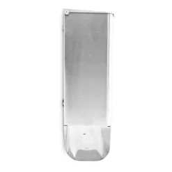 Brevlåda, rostfritt stål, 40x35x14 cm, silver