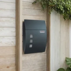 Outlet Brevlåda, väggbrevlåda med fönster, låsbar Postlådor & Brevlådor