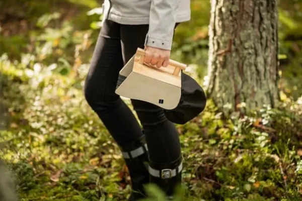 Bärplockare, professionell, smal, trä Marjukka