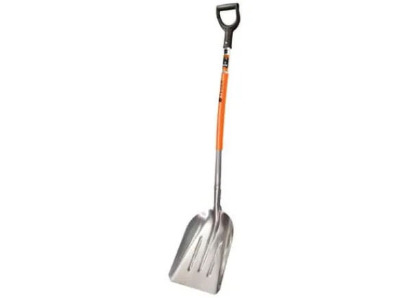 New Bruksskyffel i aluminium - universal - smal, (290/380/1380 mm), Teger Snöborttagning