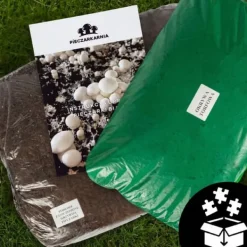 Outlet Brunt svampmycel 20 kg odlingskit balsubstrat + torv 9 kg Kit För Växt- & Örtplantering