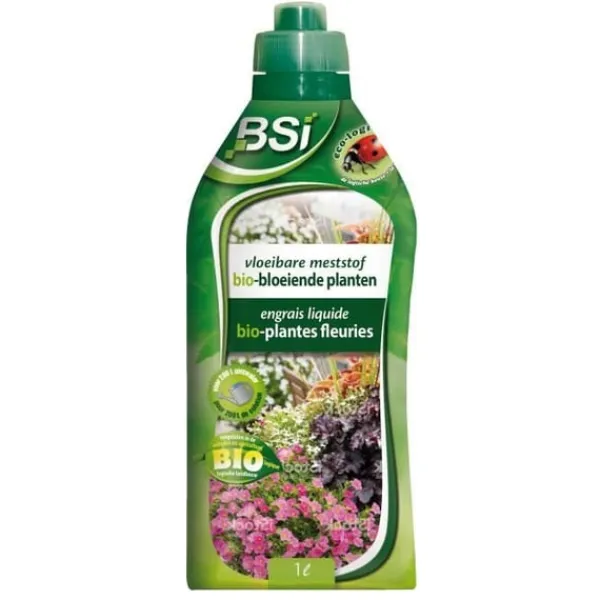 Online BSI - Organiskt gödselmedel - Flytande - För blommande växter - Stimulerar blomning och tillväxt - Med spårämnen 1L - UAB Gödningsmedel