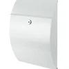 Clearance Burg Wächter 38700 CAPRI 813 W Brevlåda Stålbleck Vit Nyckel Postlådor & Brevlådor