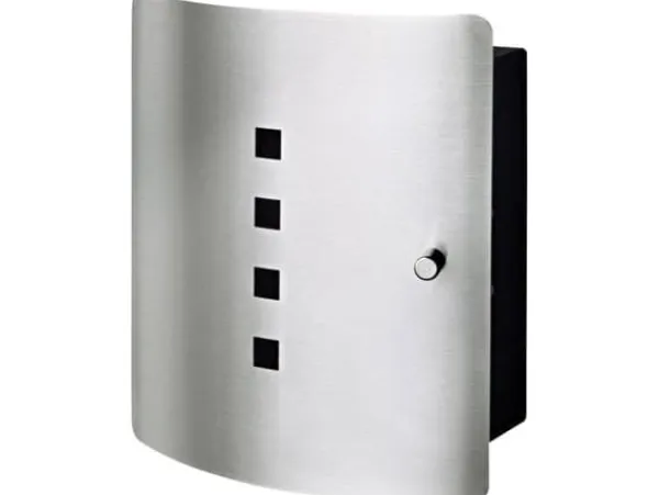 Sale Burg Wächter Nyckelskåp Quad 6204/10 Ni 33520 Antal krokar 10 Rostfritt stål, svart Postlådor & Brevlådor