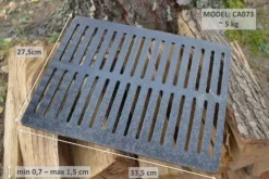 New CA073 - 33,5 x 27,5 cm Tillbehör Till Vedeldade Kaminer & Öppna Spisar