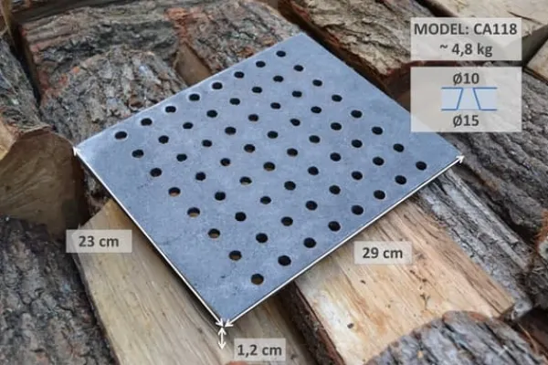 Outlet CA118 - 29 x 23 cm Tillbehör Till Vedeldade Kaminer & Öppna Spisar