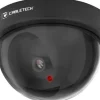 Cabletech IP-kamera dummy dome-kamera med LED Cabletech DK-2 Falska Övervakningskameror
