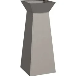 vidaXL Cache-pot - 873864 - Stöd för växt i väderbeständig stål 40 x 40 x 101 cm