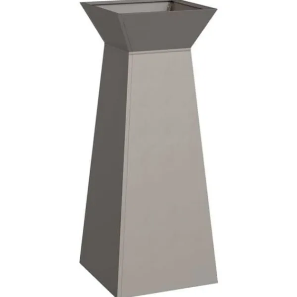 vidaXL Cache-pot - 873864 - Stöd för växt i väderbeständig stål 40 x 40 x 101 cm