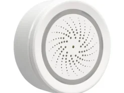 Caliber HWS701, Trådlös siren, inomhus, Plast, 120 dB, Vit, 121 g Brandlarm