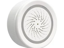 Caliber HWS701, Trådlös siren, inomhus, Plast, 120 dB, Vit, 121 g Brandlarm