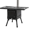 Campingkök, Bärbar Design, Effektiv Uppvärmning,svart