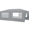 Best [casa.pro]® Trädgårdspaviljong-Partytält-600x300x255cm-hopfällbar-mörkgrå-vattentät Tält & Lusthus