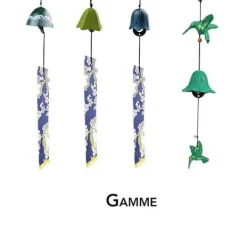 Cast Iron Wind Toy - Blå liljekonvalj