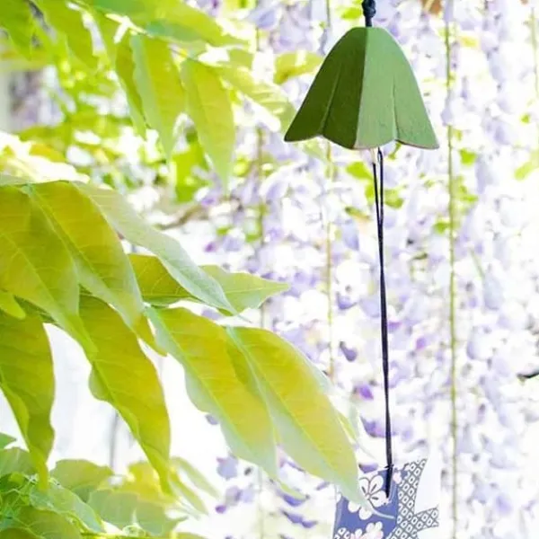 Cast Iron Wind Toy - Grön Campanula