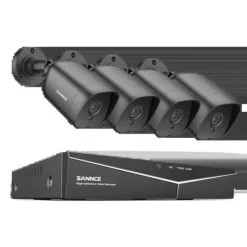 CCTV-system, kanal, kameror, 1080P-upplösning,8CH 4PCS DVR Kit, 2T