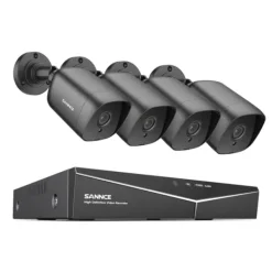 CCTV-system, kanal, kameror, 1080P-upplösning,8CH 4PCS DVR Kit, 2T