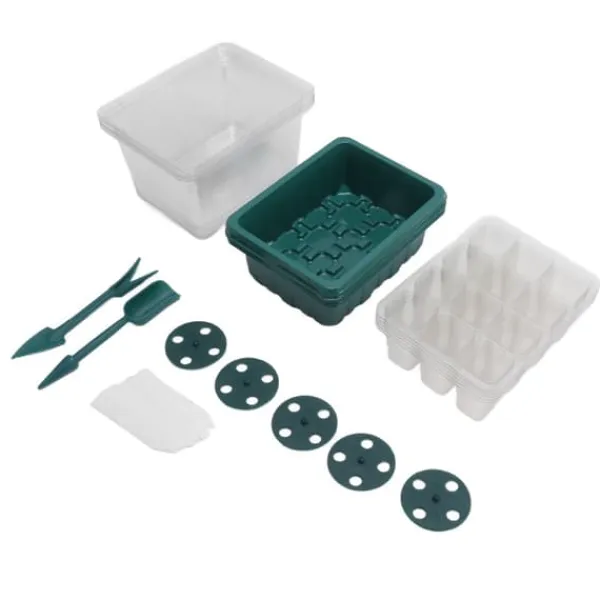 Best 12-cells fröstartbricka med justerbar fuktighetskupolbas för fröodling Kit För Växt- & Örtplantering
