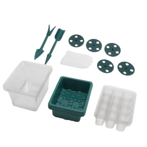 Best 12-cells fröstartbricka med justerbar fuktighetskupolbas för fröodling Kit För Växt- & Örtplantering