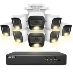 Best 8CH DVR CCTV säkerhetssystem, 5MP Ultra HD-upplösning, infraröd nattvision,3K CMOS-kamera-a, 2T Säkerhetsmonitorer & Videokameror