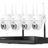 Outlet 16CH NVR säkerhetssystem, 5MP hög upplösning, IP66 vattentålig,EU-plugg, 16CH NVR 5MP 4 Cas, Ingen Säkerhetsmonitorer & Videokameror