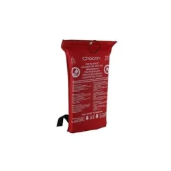 CHACON Brandfilt - Glasfiber - 120 cm - Röd