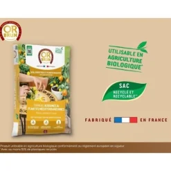 Clearance Citrus- och medelhavsjord - BRUN GULD - OBRTAGR6U - 6L - Olivträd, palmer och cycas Jord & Sand
