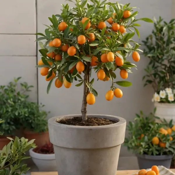 Online Citrusväxter - Set om 3 - Citrus limon - Höjd 25-40cm - ⌀9cm Krukväxter Inomhus