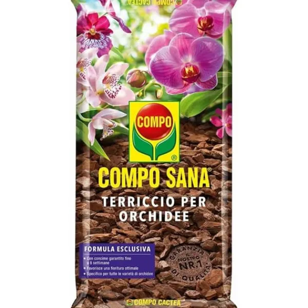COMPO SANA JORD FÖR ORKIDÉER PÅSE 2,5 LT COMPO CACTEA Jord & Sand