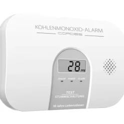 Hot Cordes Haussicherheit CC-4100 Kolmonoxid-detektor batteri Detektering Kolmonoxid Rök- & Koloxiddetektorer