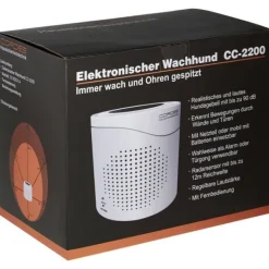 Outlet Cordes Haussicherheit Elektronisk vakthund CC-2200 Vit med fjärrkontroll 120 dB 002002 Hemlarmsystem
