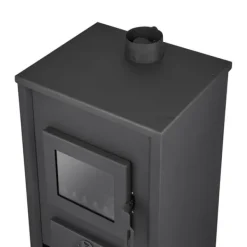 Discount CV Vedkamin - stål - fristående - 15kw Vedeldade Kaminer