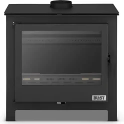 Best CV Vedspis - stål - fristående - 26kw Vedeldade Kaminer