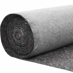 Dammfleece 500 g/㎡ 1x50 m - Barriär för vattenträdgård | Färg: Svart | Storlek: 1x50 m