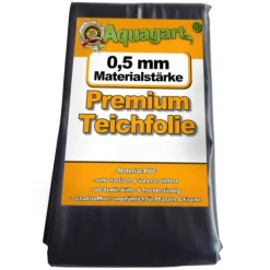 Clearance Dammfoder PVC 13 m x 2 m 0,5 mm Svart Trädgårdsdammfoder Fontäner & Dammar