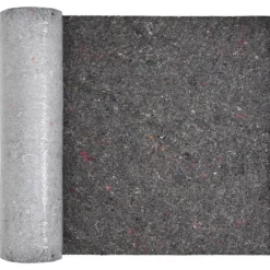 Online Dammmadrass Grå 1 x 25 m Polyester och Bomull Fontäner & Dammar