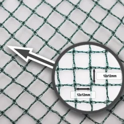 Dammnät 20 m x 10 m Lövnät Täcknät Silonet robust