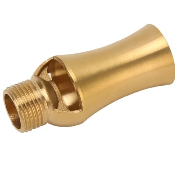 New Dammspridare Vattenfontänmunstycke Koppar Istorn Kaskad Cederträ Spruthuvud För Trädgårdsdamm G1/2in Utvändig Gänga 7.1cm Fontäner & Dammar